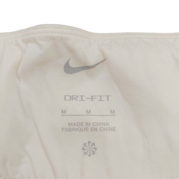 Nike Running Division Track Pants Womens Medium Beige Dri-Fit Lightweight Loose - Picture 9 of 12